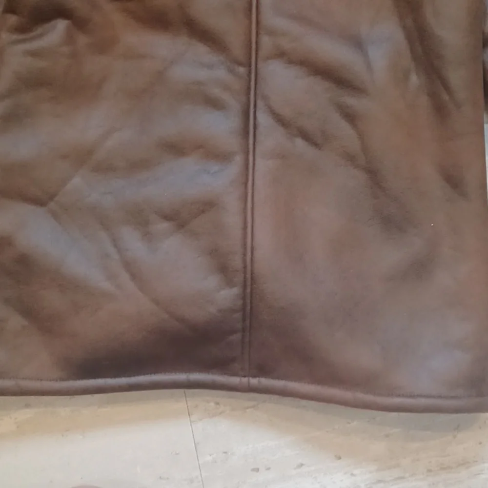 NWT Rainforest All-Weather Faux Leather/Suede Chestnut Brown Versatile Jacket - Picture 10 of 11